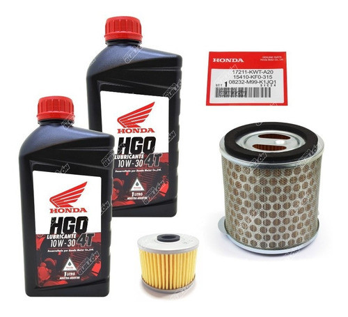 Kit Service Honda Xre 300 Filtro Aceite Aire Hgo Original M1 0