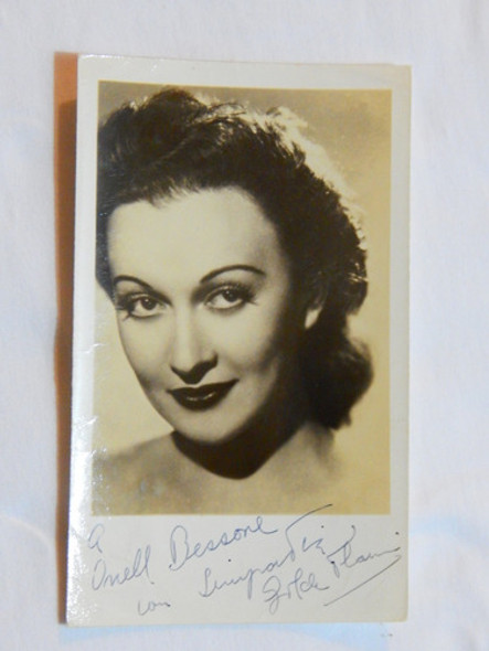 Fotografia Firmada Golde Flami Actriz Nacional 1