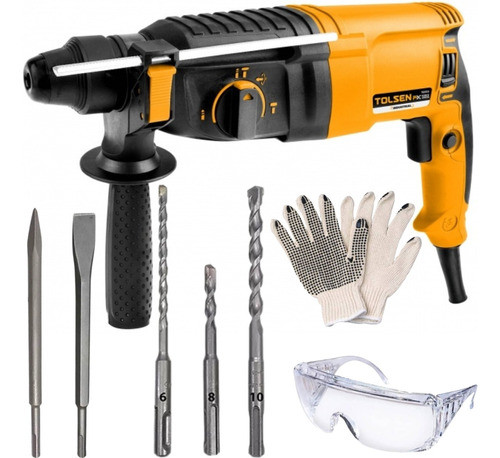 Martillo Rotativo Insdustrial 800w 26mm 2,8j 50hz 0-1200 R/m 0