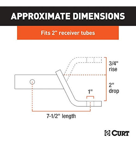 Curt Manufacturing Curt 45032 Class 3 Ball Mount 1