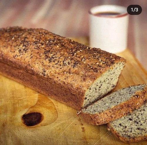 Pan Keto Bajo Carbohidratos Dieta Cetogenica Sin Gluten 1kg 0
