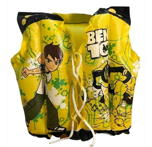 Chaleco Salvavidas Infantil Inflable Niños Pileta Ben 10 0