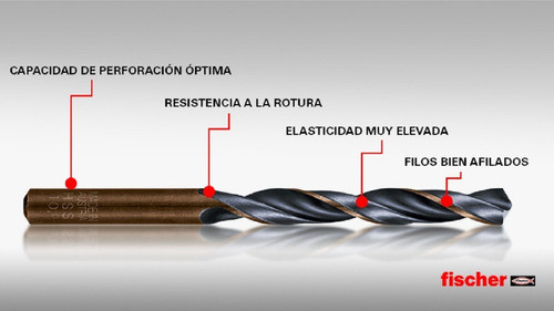 Mecha Acero Rápido 5mm- Hss Fischer F3- Diam. 5mm- La Mejor! 1