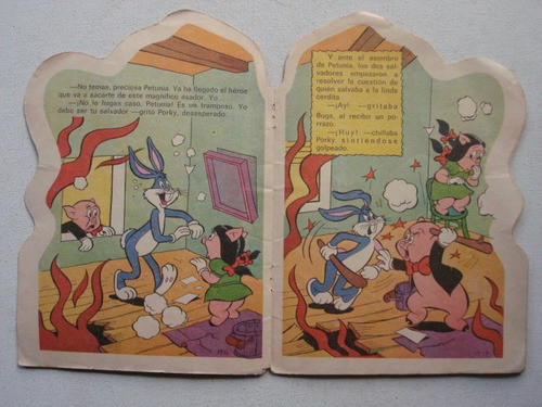 Cuento Infantil Troquelados Bugs Bunny - Año 1965 1