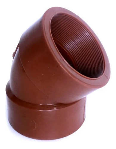 Codo 45° Plástico Hembra Polipropileno Rosca 3 Pulgadas Hh 0