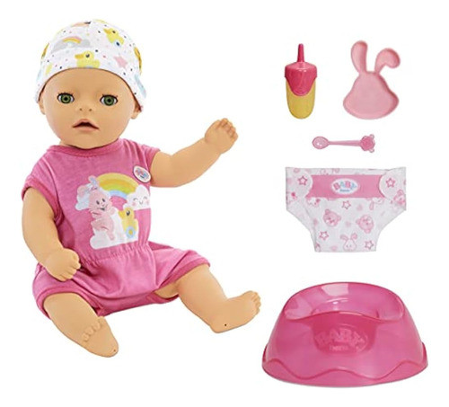 Baby Born 14? Muñeca Interactiva Lil Girl Baby - Ojos Verdes 0