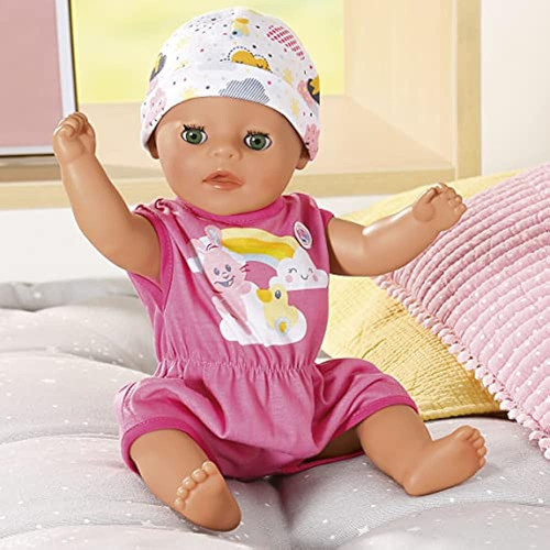 Baby Born 14? Muñeca Interactiva Lil Girl Baby - Ojos Verdes 1