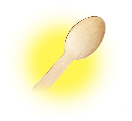 Cucharitas Ecologicas De Madera Moldeadas X25u. Iberia® 1