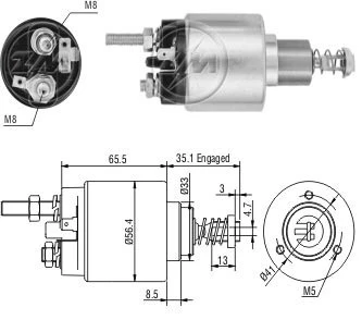 Solenoide O Automatico Camiones Vw 12v Zm 476 0