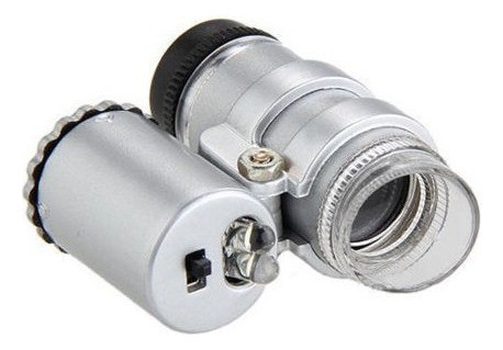 45 X Lupa Bolsillo Mini Microscopio Joyero Lupa Lectura Lupa 1