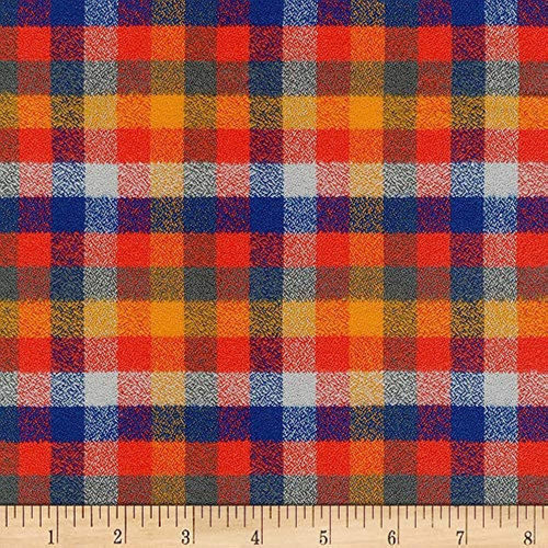 Kaufman Mammoth Junior Flannel Goldfish, Tela Cortada A Medi 0