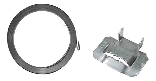 Kit Fusimec 1 Rolo De Fita 1/2'' + 25 Fechos 1/2'' P/ Poste 0