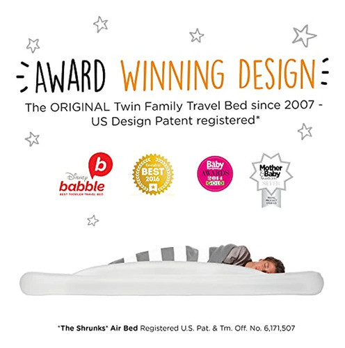 La Cama De Viaje Shrunks Twin Air Mattress Para Niños Y Adul 1