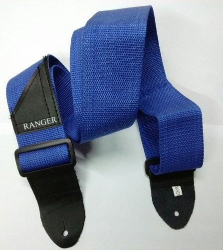 Ranger Correa De Nylon Para Guitarra Bajo 140x40mm Azul 0