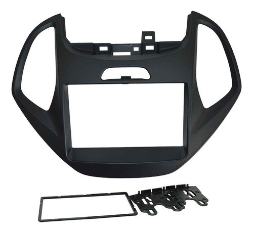 Frente Marco Adaptador Nuevo Ka 14/17 Negro Mate 2 Din 1