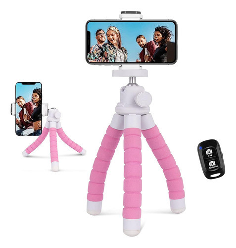 Tripode Portatil Y Flexible Con Control Remoto Inalambrico R 0