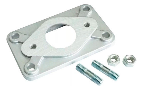 Base Adaptadora 2 Bocas A 1 Carburador Renault R12 R18 Weber 0