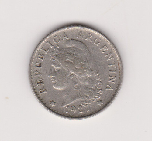 Moneda Argentina 5 Ctvs 1927 Janson 158 Excelente + 0