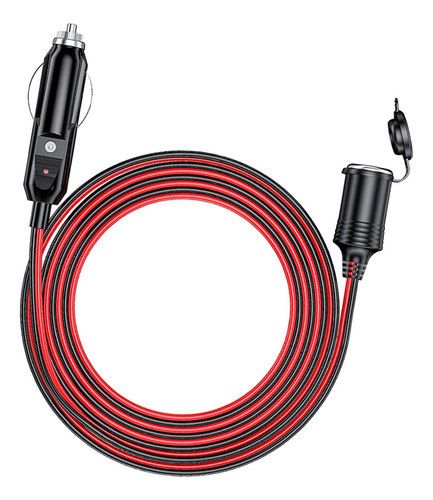 Cabo De Extensão Para Isqueiro De Carro, 16awg, 6m, Plugue 0