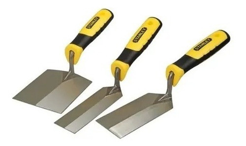 Juego De Llanas Espátulas Stht05896 X 3pz P/ Bordes Stanley 1