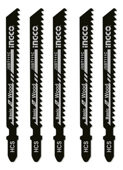 Set X5 Hojas Sierra Caladora P Madera Ingco Jsbt111c 0 Set X5 Hojas Sierra Caladora P Madera Ingco Jsbt111c 0