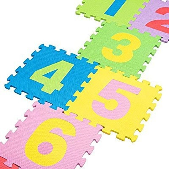 Pisos Goma Eva Encastrable 10 Piezas Numeros 0
