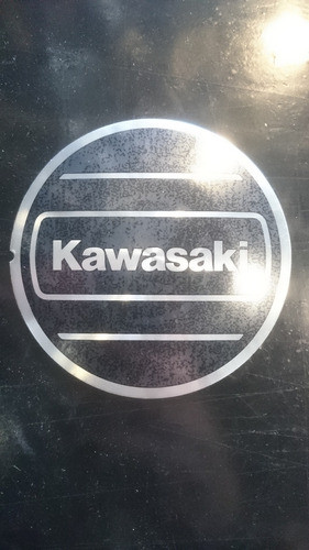 Insignia Redonda Tapa Motor Gto 110 Kawasaki Original 1