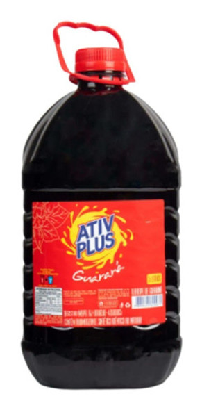 Xarope De Guaraná Ativ Plus Pet Com 5 Litros. 0