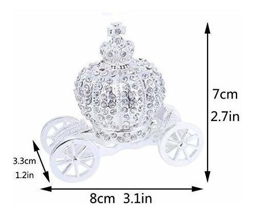 Yufeng Caja De Joyeria Con Bisagras Pintada A Mano Caja De 1