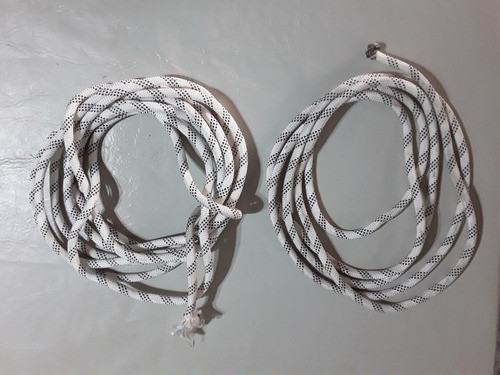 2 Sogas Trenzada De Polipropileno 6 Mm X 5,60 Mts Y 3,60 Mts 0