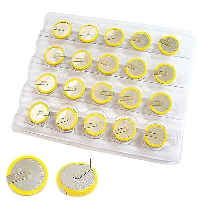 24 Piezas Lir2032 Li-ion 3.6v Recargable Batería De Botón Bo 0