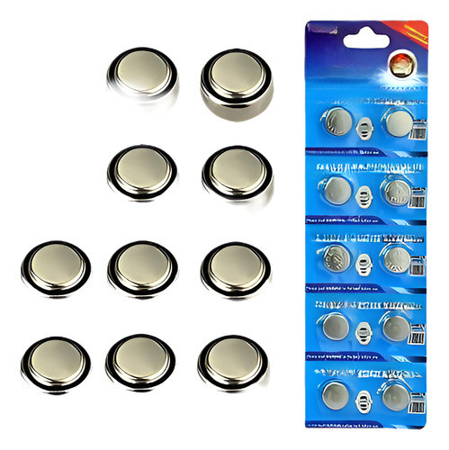 10pack Lr44 1, 5v Alcalinas Pilas A76 L1154 303 357 Ag13 Sr4 0