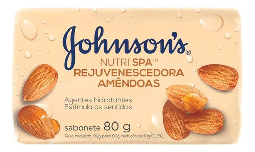 Atacado C/36 Sabonete Johnson's Amêndoas 80g 0
