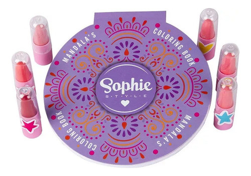 Vulcanita Sophie Valijita Pvc Artistica Bolso Mandalas 1