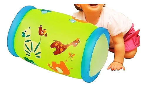 Inflable Bebe Baby Roller Faydi Cascabel Rueda Y Suena 125 0