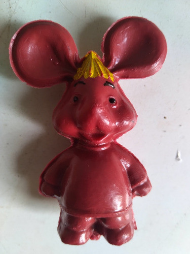 Antiguo Muñeco Topo Gigio Plástico (hueco) 10 Cm 1