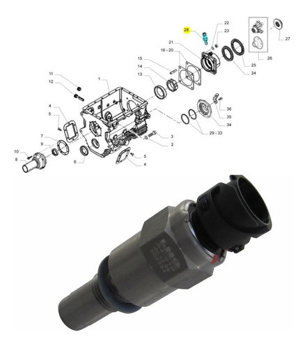 Sensor Velocimetr Daily 35s14 70c16 Volvo Vw Ford Mbb Agrale 1