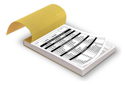 Talão, Bloco De Pedido Açai - Lanchonete - 100 Folhas 0