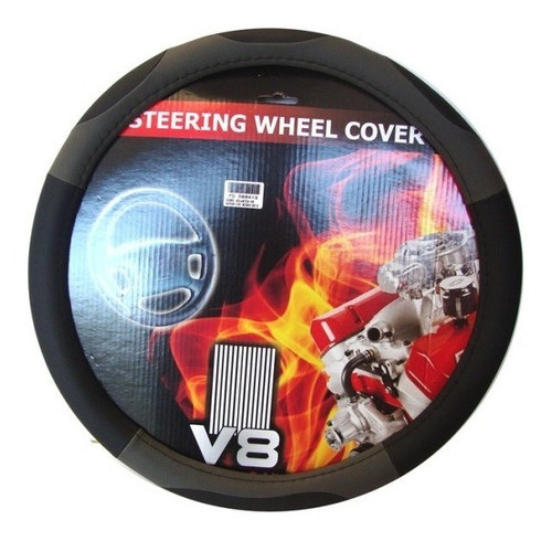 Cubre Volante V8 Negro-gris - Cymaco 0