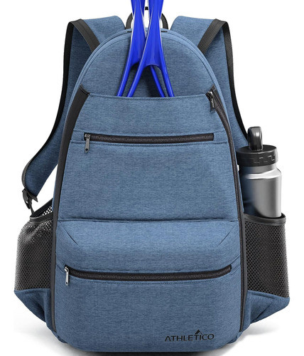 Mochila De Tenis Athletico Capacidad 2 Raquetas Y Zapatos -b 0
