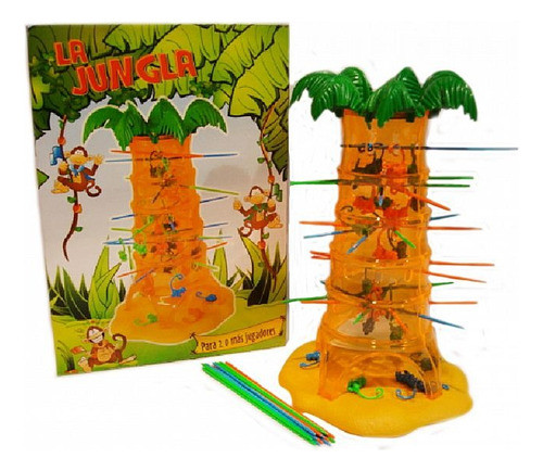 Juego De Mesa La Jungla Monitos 2 O Más Jugadores Faydi 0