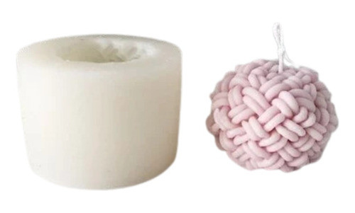 Molde De Silicona Para Velas Y Resina Modelo Ovillo Lana 0