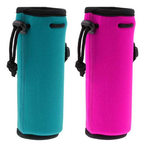 2pcs De Garrafa De Água De Neoprene Isolado De De Titular 1