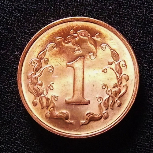 Zimbabwe 1 Cent 1997 Sin Circular Arte Nativo 1