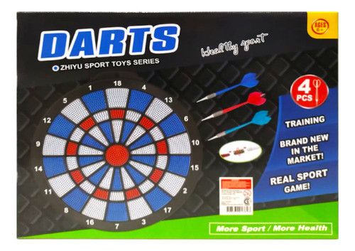 Juego De 4 Dardos Con Tablero 1