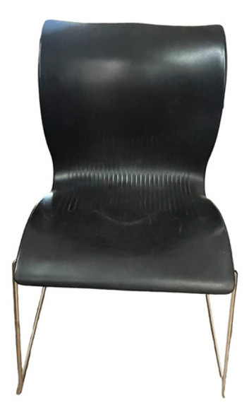 Silla Plástico Duro Y Metal 0