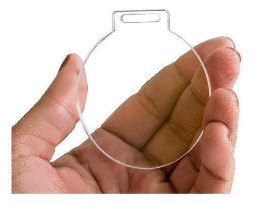 Medalha Acrílico Cristal Sem Personalização - Kit 25 Peças 0