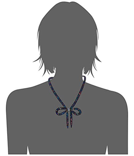 Betsey Johnson Dark Shadows Mesh Bow Necklace 1