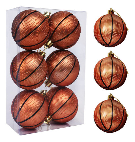Mupera Adorno De Navidad De Baloncesto  6 Piezas De Balonce 0