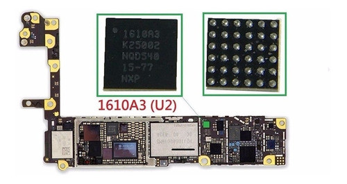 Reparación iPhone 6 7 8 Plus X11 Táctil Pin De Carga Wifi U2 1